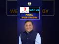 CAT 2025 Final Week: What You MUST Do Daily (Mon-Sun Plan)