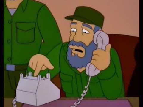 Fidel Castro en los Simpson