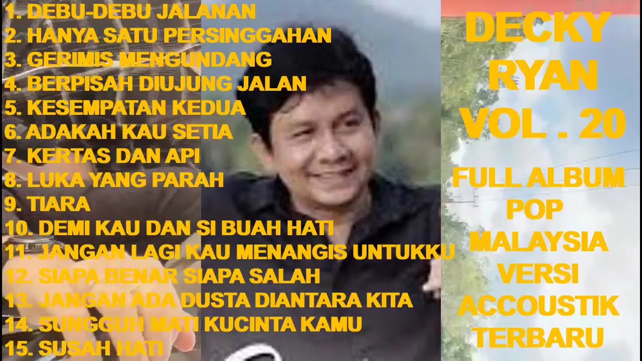 DECKY RYAN Full Album Vol. 21 - Debu debu Jalanan ! Hanya Satu Persinggahan ! Kertas Dan Api (cover)