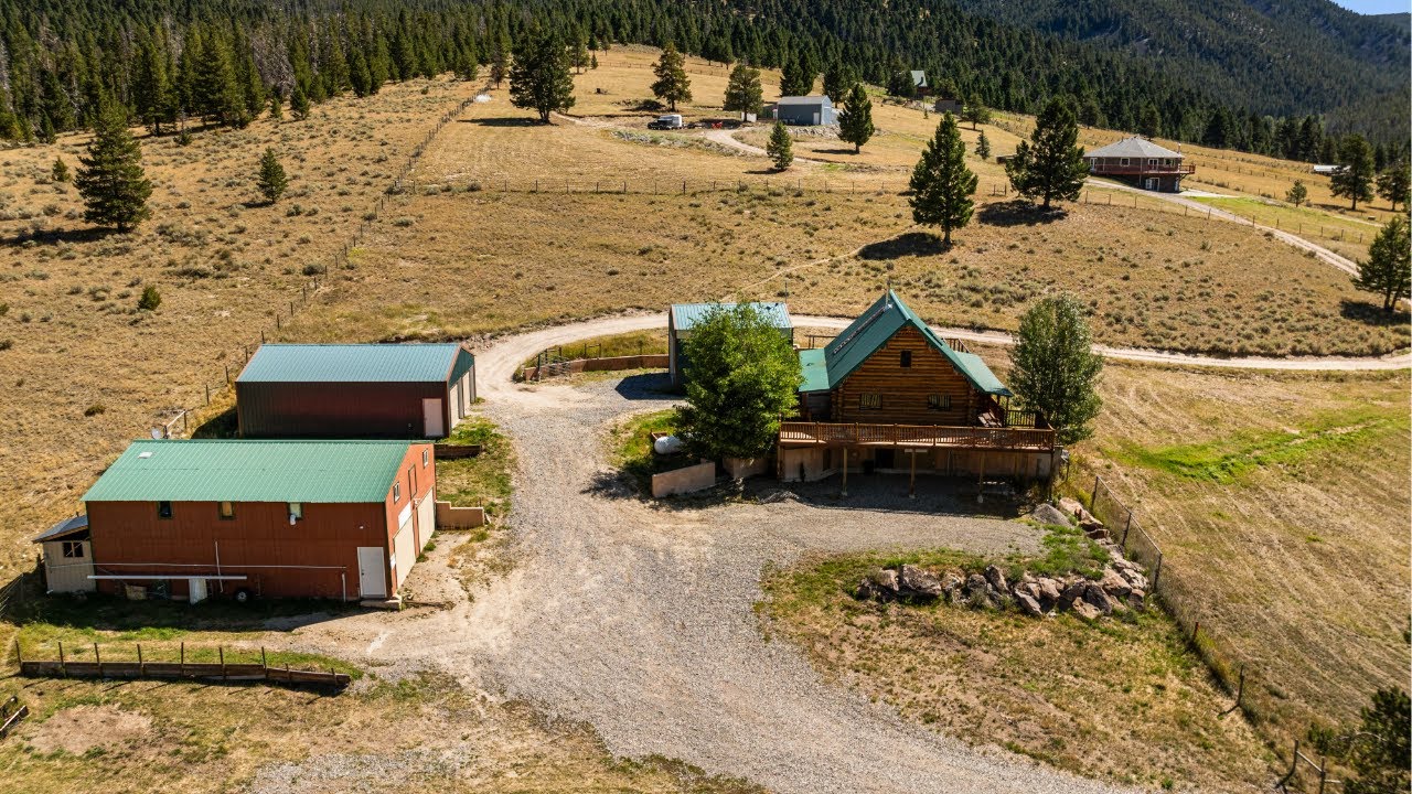 Aerial Video for 127 Bear Gulch Road | Basin, Montana - YouTube