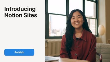 Publish anything, fast. The new Notion Sites.