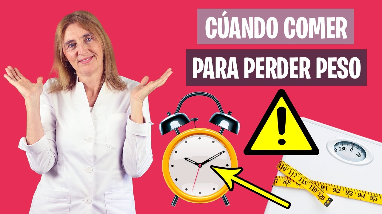 Te cuento CUANDO COMER para PODER ADELGAZAR | Crononutrición para adelgazar | Nutrición y Dietética