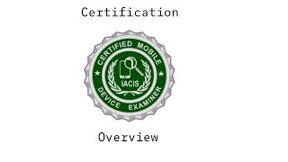 Mobile Forensics Certification Overview: ICMDE screenshot 1