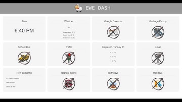 Ewe Dash - Personalized "Start Your Day" Dashboard for Individuals (C#, .NET, Blazor)