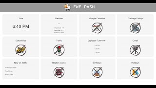 Ewe Dash - Personalized "Start Your Day" Dashboard for Individuals (C#, .NET, Blazor) screenshot 3