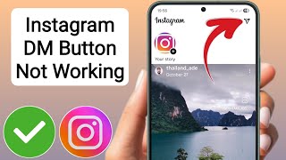 How to Fix Instagram DM Button Not Working | Instagram Chat Box Not Opening