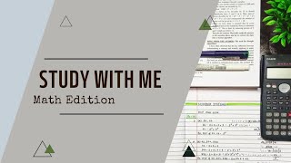 [timelapse] Study with Me // Going back to Basics (Math Edition)