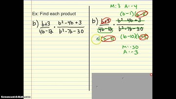 11-4 Multiplying & Dividing Rational Expressions