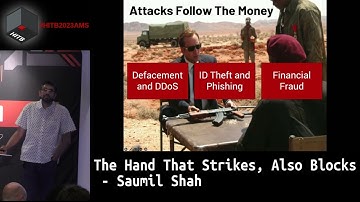 #HITB2023AMS CLOSING KEYNOTE  - The Hand That Strikes, Also Blocks - Saumil Shah