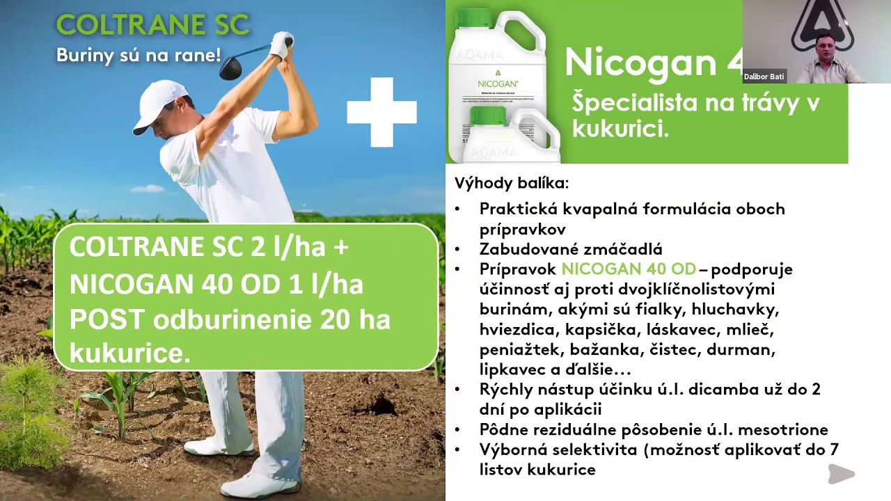 Webinar Adama Pre Pestovateľov Kukurice A Slnecnice 21 Youtube