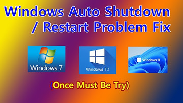 How To Fix Windows PC Automatic Restart/ Shutdown || Windows Auto Shutdown or Auto Restart Fix