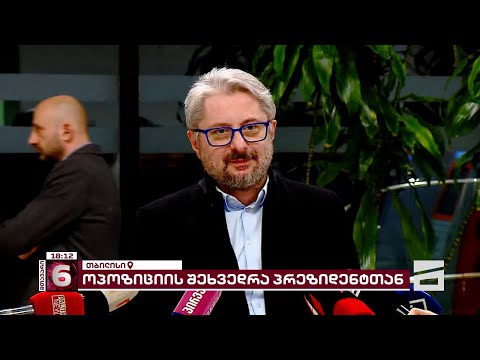 პროევროპული ოპოზიციონერი ლიდერების განცხადებები პრეზიდენტთან შეხვედრის შემდეგ