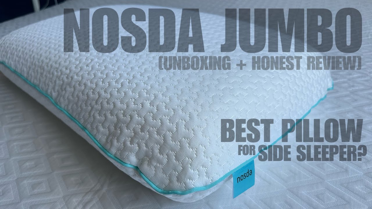 Nosda Best LATEX pillow for SIDE SLEEPER? NOSDA Jumbo Pillow [COMPARISON ...