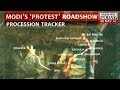 Crowd thronged welcome Modi Varanasi