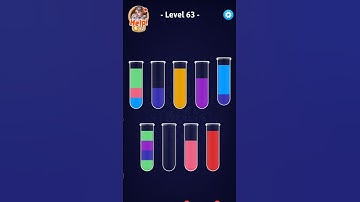 Waterscapes level63 color sort game 攻略 #games #gaming #watersort