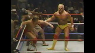 Hulk Hogan & Roddy Piper vs Kamala & Paul Orndorff