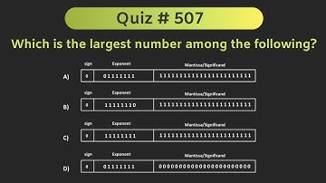Floating Point Number solved Problem (Digital Electronics) | Quiz # 507