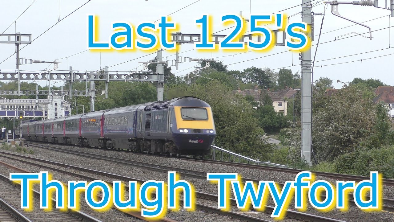 'HST Farewell' The last 125's Blast Through Twyford 18th May 2019