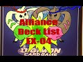 EX-04 Bunny Alliance Deck list and strategy guide!