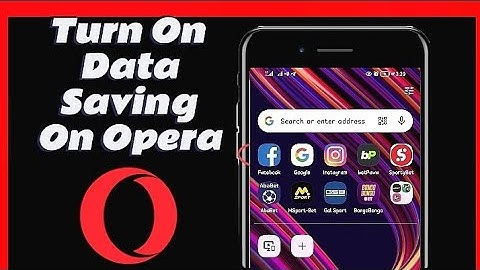 How To Turn On Data Saver On Your Opera Browser