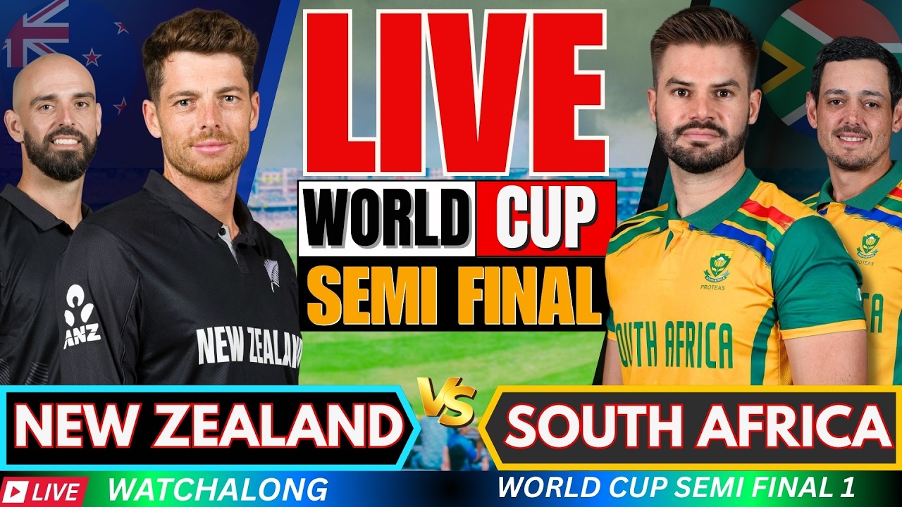 🔴T20 WC Semi Final: SA vs NZ Match Today | South Africa vs New Zealand Live | Live cricket score