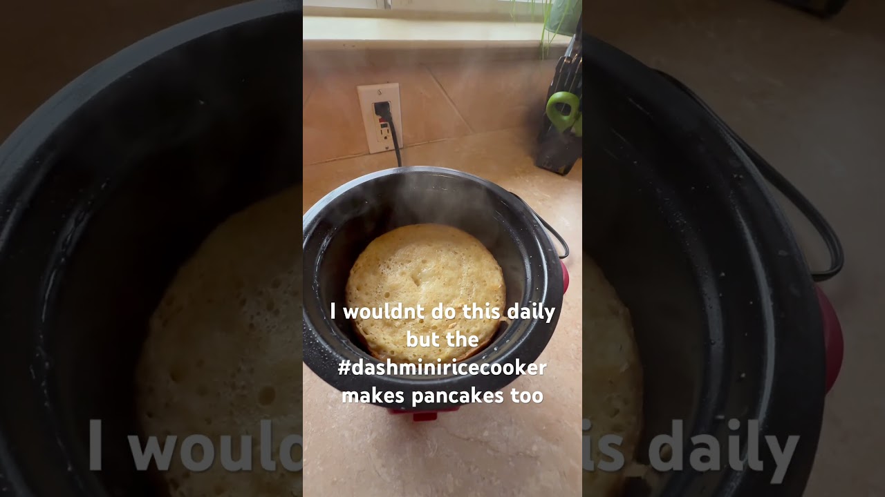 Dash mini rice cooker can make pancakes