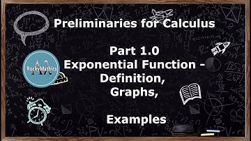 Preliminaries for Calculus - Part 1.0 Exponential Function- Definition, Graphs, and Examples