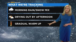 Chicago First Alert Weather: Rain and snow Monday