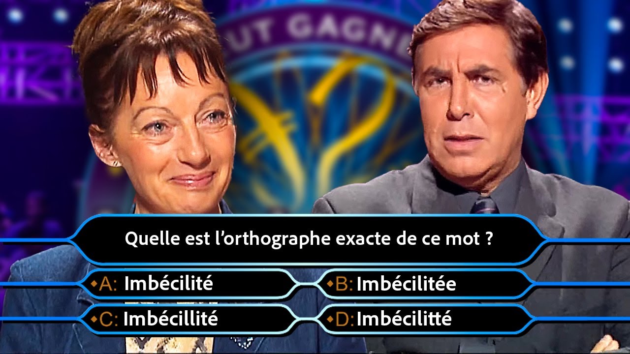 Qui Veut Gagner des Millions ? - Martine (p3), Jean-Pierre, Yannick, Serge (p1) | 22-09-2001