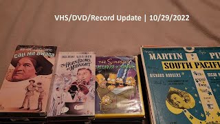 VHS/DVD/Record Update | 10/29/2022