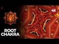 Radiant Root Chakra Meditation ✧ Red Vitality Sigil | 4K Harmonizing Moving Mandala