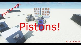 How to use pistons! Minecraft all versions! How to use: Part 3