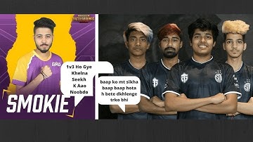 Pubg Mobile India | Godl Smokie Op | Tsm entity | Smokie 1v3