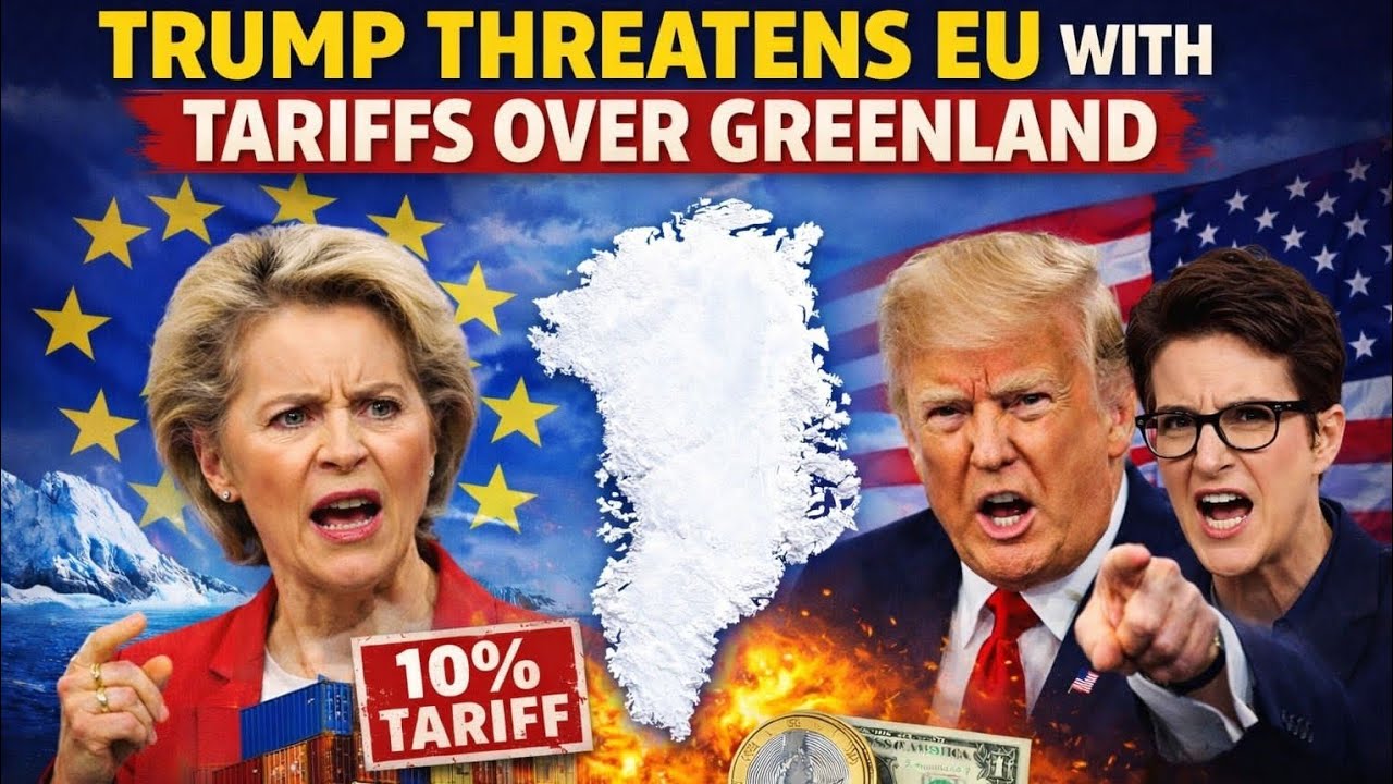 Breaking News: EU–US Tariff War Looms Over Greenland Crisis 🌍