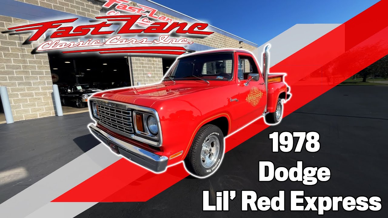 1978 Dodge Lil' Red Express For Sale!