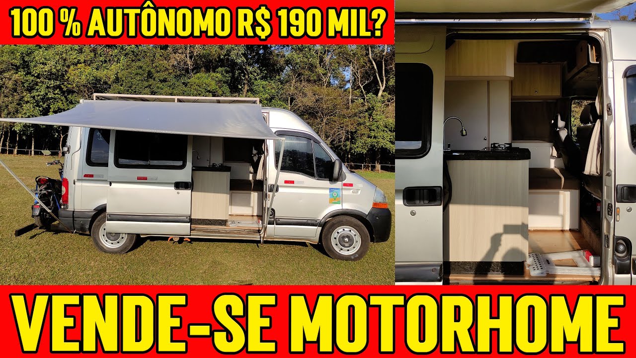 VALOR JUSTO MOTORHOME RENAULT MASTER PARA 4 PESSOAS À VENDA 100% ...
