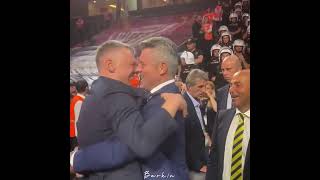 Sadettin Saran, Saras Jaevicius Ile Sarılıyor.