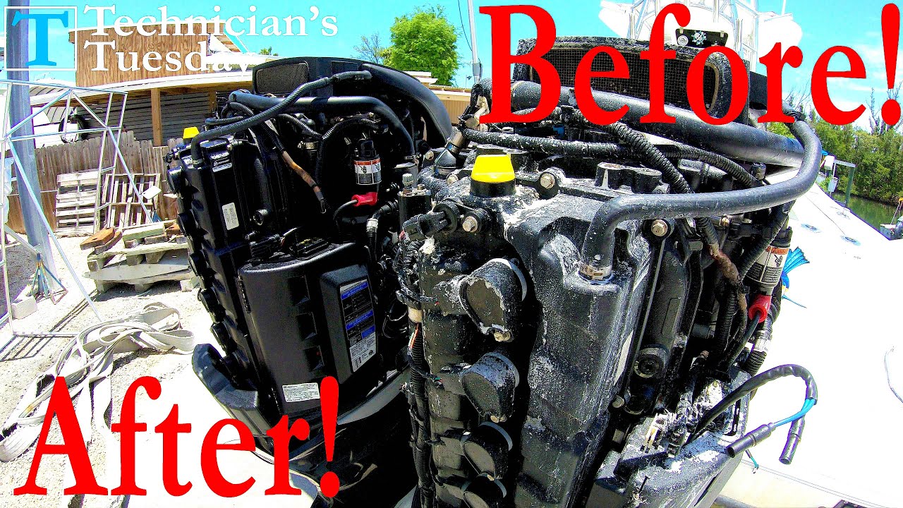 How To Clean The Exterior Of An Outboard Motor 