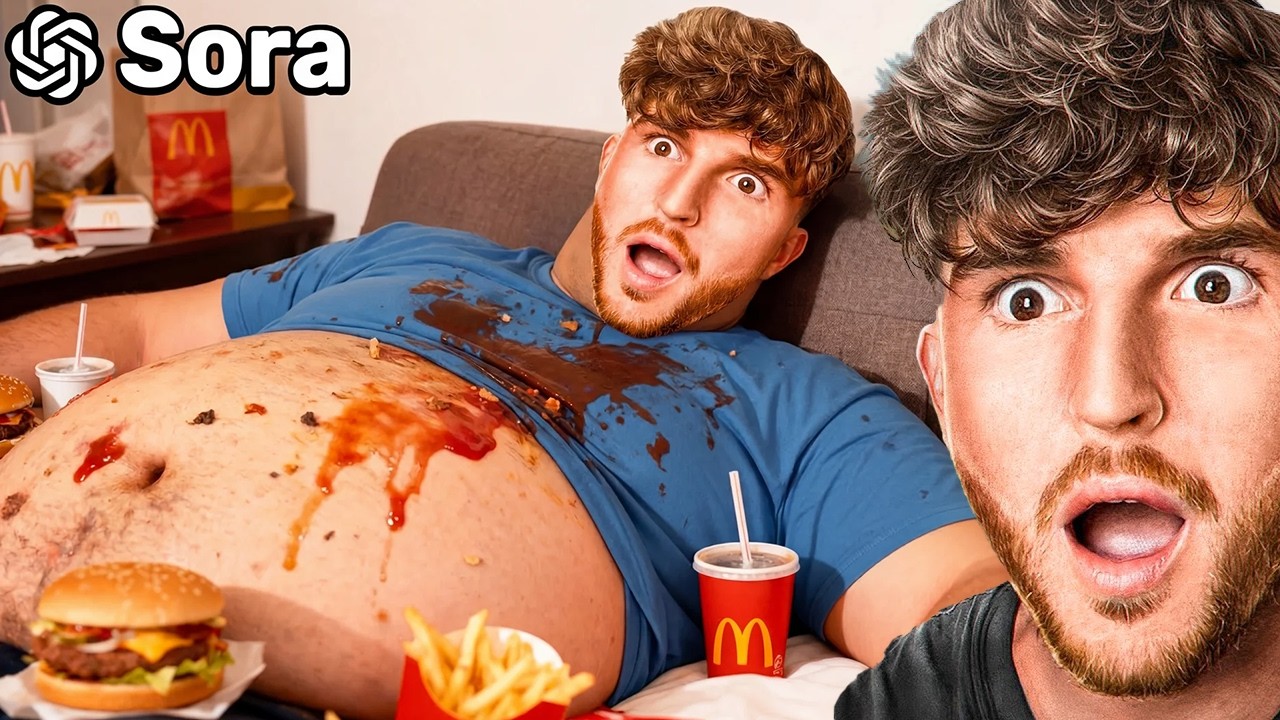 REACTING TO MY OWN AI VIDEOS!!