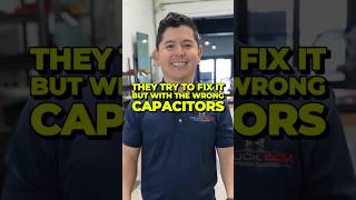⚠️ Wrong capacitor = future failure ⚠️#ecm #dieseltech #electronics #truckrepair #capacitor