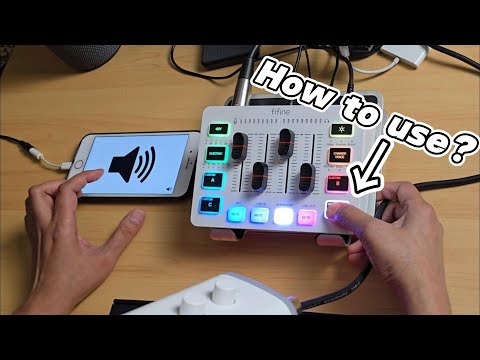 [Showcase] of How to use the Custom Buttons on FIFINE Gaming Audio Mixer SC3 and Record Custom Sound