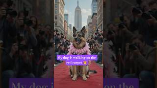 German shepherd dog chiku woc to Red carpet 🫅 #germanshepheard #dogsworld #dogshorts