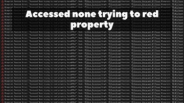 [20] Zombie Shooter на Unreal Engine 5. Accessed none trying to read property