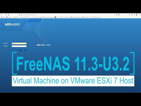 How to install FreeNAS VM on VMware ESXi 7.0