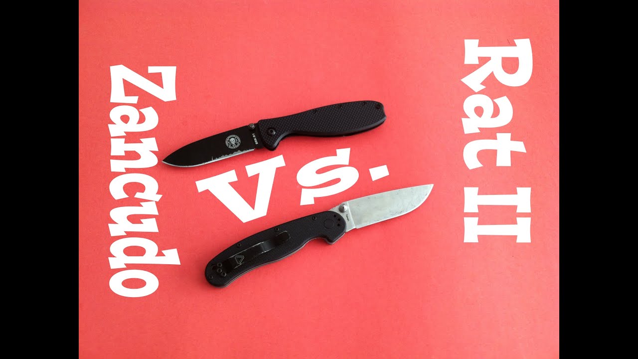 Zancudo Vs. Rat II Knife Review YouTube