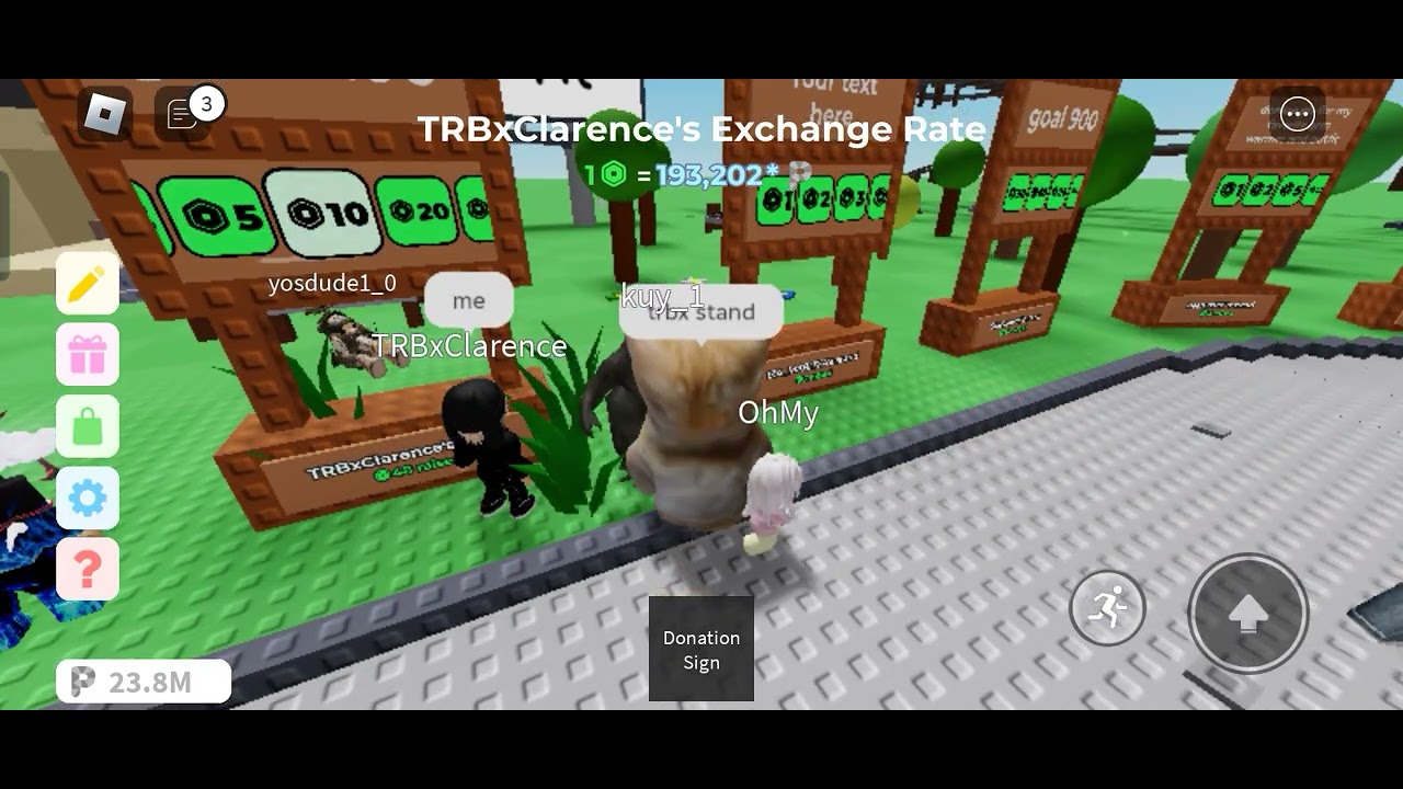 110 ROBUX GIVEAWAY TO THIS SERVER I lost some recording so is not full ...