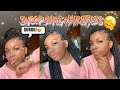 3 SWOOP BANG BOX BRAID HAIRSTYLES!😍