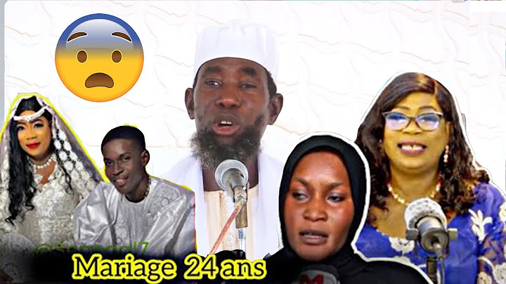 Mariage de la voyante Aïssatou Penda Diop avec  ( jeune 24ans ) Imam Rafahi MBACKE.....