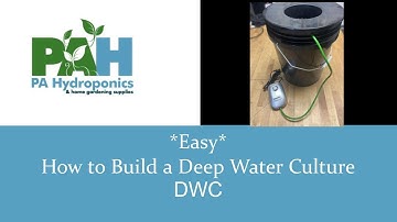 Introduction to building Hydroponic Systems, How to Build a Bubble Bucket.