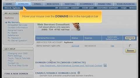 Preparing a domain for transfer from Register.com